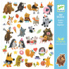 Stickers 'Fluffy Friends' Djeco 9317