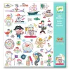 Stickers 'Les pirates attaquent !' Djeco 9316
