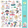 Stickers 'Les pirates attaquent !' Djeco 9316
