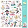 Stickers 'Les pirates attaquent !' Djeco 9316