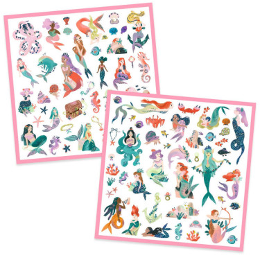 Stickers 'Scintillantes Sirènes' Djeco 9553