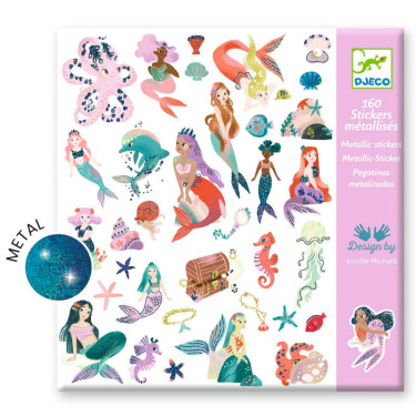 Stickers 'Scintillantes Sirènes' Djeco 9553