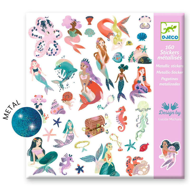 Stickers 'Scintillantes Sirènes' Djeco 9553