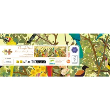'Peaceful birds' Puzzle Gallery 1000 pcs DJECO 7687