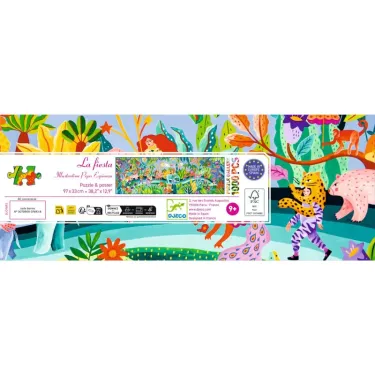 'La Fiesta' Puzzle Gallery 1000 pcs DJECO 7693