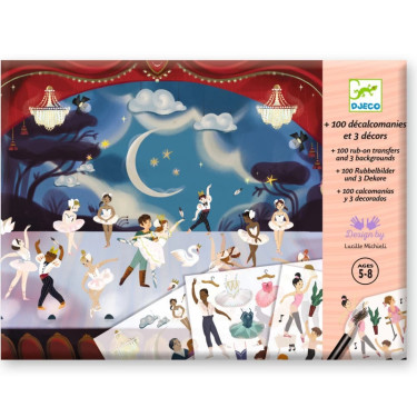 Décalcomanies Petits rats de l'Opéra DJECO 9356 - décalcomanie Djeco - Jouets et Merveilles