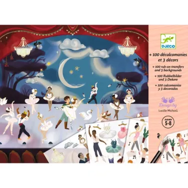Décalcomanies 'Petits rats de l'Opéra' DJECO 9356