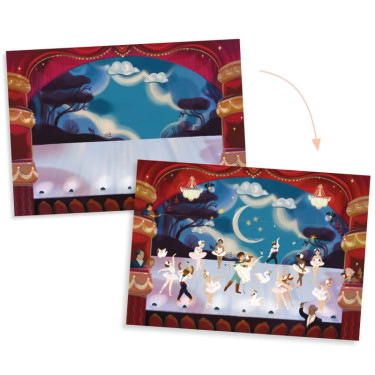 Décalcomanies 'Petits rats de l'Opéra' DJECO 9356