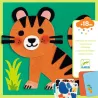 Tableaux de feutrine 'Animaux tout doux' DJECO 0047