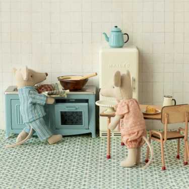 Meuble de cuisine pour souris Maileg - Bleu