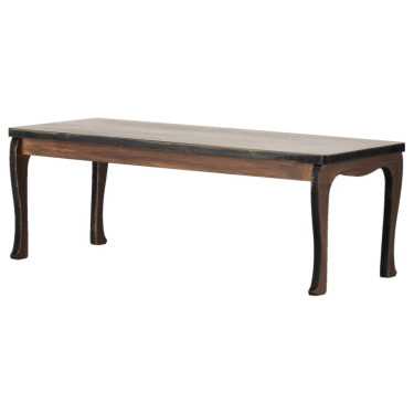 Longue table à manger en bois pour souris Maileg