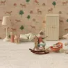 Lampe sur pied rétro pour maison de poupée Maileg - couleur sable