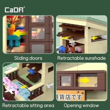 Epicerie japonaise Kitty - CADA - 921 pièces
