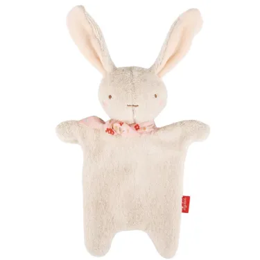 Doudou lapin blanc SIGIKID 31273 - tissu éponge