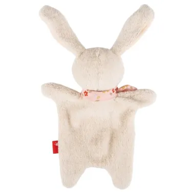 Doudou lapin blanc SIGIKID 31273 - tissu éponge