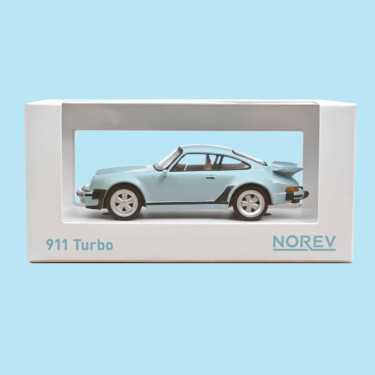 miniature auto sous blister Porsche 911 Turbo 1978 Bleue Norev