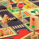Puzzle circuit de voitures 'La ville' DJECO 7161