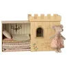 Princesse souris au petit pois avec son château Maileg, vue sur l'intérieur