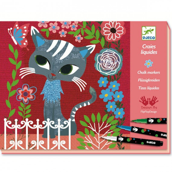 Craies liquides Dans mon jardin, DJECO 8753 Craies liquides Dans mon jardin, DJECO 8753