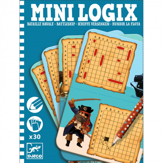 MINI LOGIX Bataille Navale DJECO 5355 MINI LOGIX Bataille Navale DJECO 5355