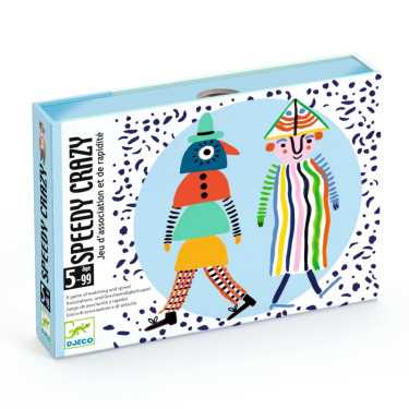 boite SPEEDY CRAZY, jeu de cartes DJECO 5069