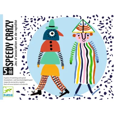 jeu de cartes DJECO 5069 SPEEDY CRAZY