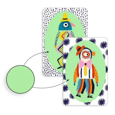 2 cartes SPEEDY CRAZY DJECO 5069