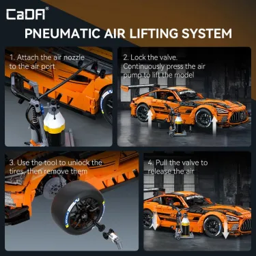 Mercedes-AMG GT3 - CADA - 5466 pièces