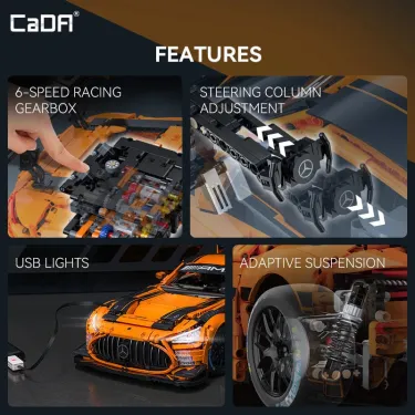 Mercedes-AMG GT3 - CADA - 5466 pièces