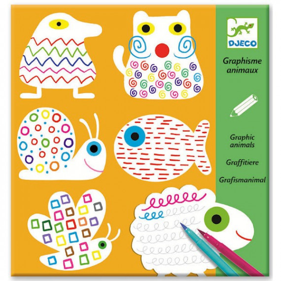 Graphisme animaux DJECO 8939 Graphisme animaux DJECO 8939