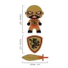 dimensions illustrées  BRIGHT KNIGHT Arty Toys Djeco 6855