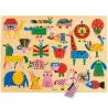 PUZZLO GEO Puzzle en bois 22 pcs DJECO 1836
