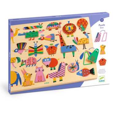 boite PUZZLO GEO Puzzle DJECO 1836