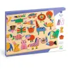 boite PUZZLO GEO Puzzle DJECO 1836