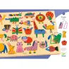 PUZZLO GEO Puzzle en bois 22 pcs DJECO 1836