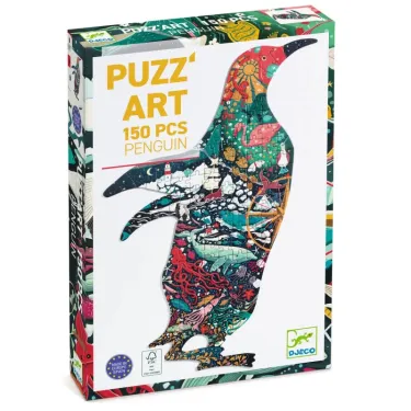 Pingouin - Puzzle Puzz'Art 150 pcs DJECO 7663