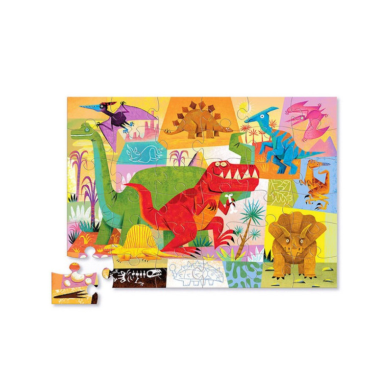 Puzzle 36 pièces - Les dinosaures - Editions Lito