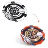 Toupie à personnaliser Hypno Cosmos DIY Djeco 7987 avec surface gravée et éléments mobiles à assembler pour créer une toupie lumineuse.