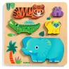 WoodyWild - Puzzle relief en bois DJECO 1091