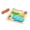 WoodyWild - Puzzle relief en bois DJECO 1091