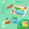 WoodyWild - Puzzle relief en bois DJECO 1091