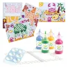 Peinture à doigts – Pois et poissons DJECO 0046 : cartes décorées et flacons de peinture colorée pour enfants