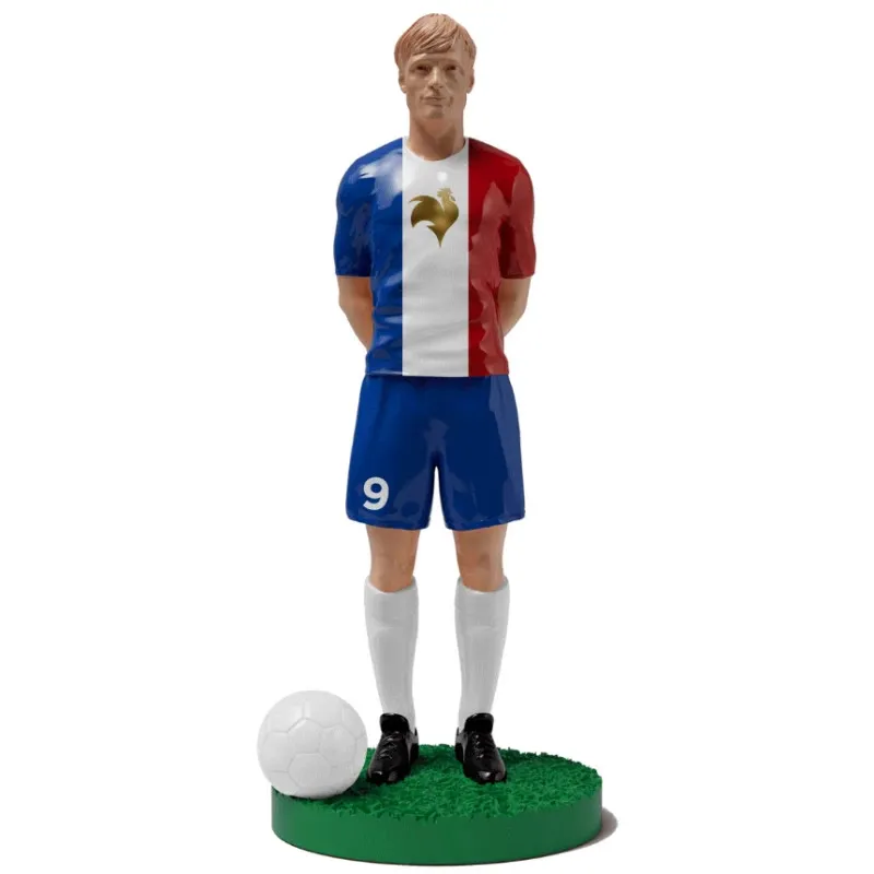 Figurine footballeur en résine aux couleurs de la France - Match Day Fan Club