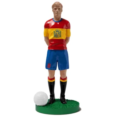 Figurine footballeur en résine aux couleurs de l'Espagne - Match Day Fan Club