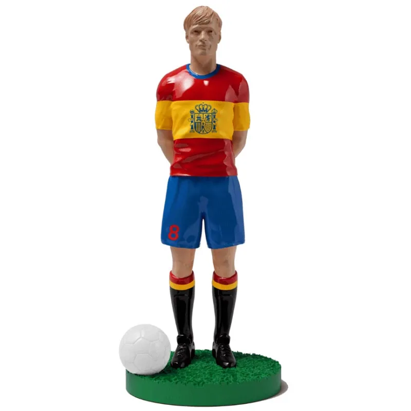 Figurine footballeur en résine aux couleurs de l'Espagne - Match Day Fan Club