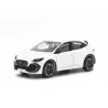 Voiture miniature Renault Clio VI 2026 NOREV 1/64 en blanc Glacier, vue frontale et latérale.