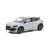 Renault Clio VI 2026 NOREV 1/64 en gris Rafale, modèle réduit automobile, vue frontale et latérale.