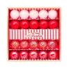 Petit coffret de billes « Louisette » Billes & Co : boîte en carton avec rangées de billes rouges et roses sur fond à rayures, logo “Le Petit Nicolas”.