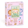 Mosaïques tinyly DJECO 6982 - Margo & Co: boîte rose pastel avec photos mosaïques d’animaux décoratifs et fleurs.