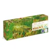 Puzzle Gallery 1000 pcs DJECO 7692, boîte rectangulaire illustrée de végétation tropicale dense, texte “Hidden in the nature”.